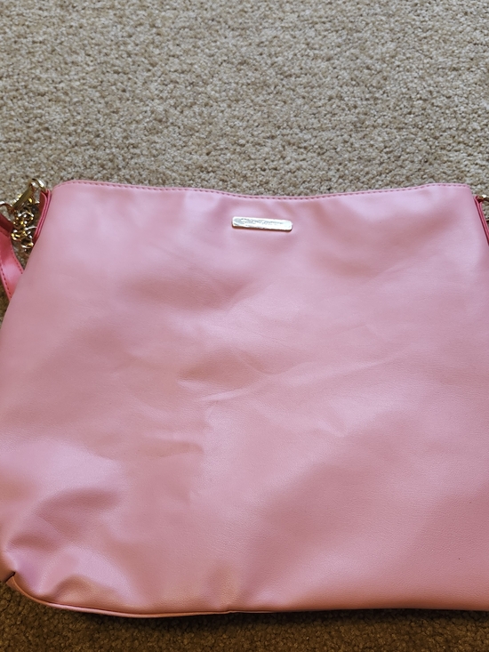 Juicy Couture Handbags - Juicy Couture Bubblegum Pink Bag with Gold Plaque